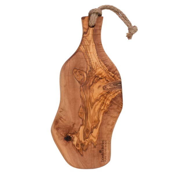 Pure Olive Wood Serveerplank Rustiek <br /> 30 t/m 35 x 2 cm